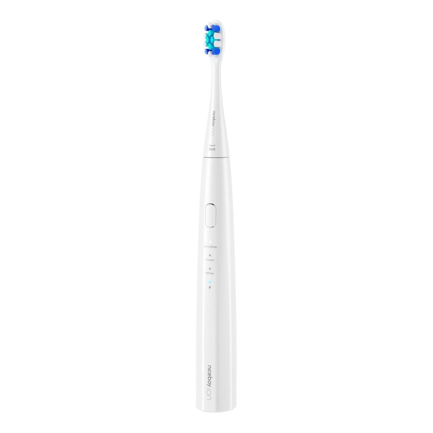 Niceboy ION Sonic Lite - Brosse à dents sonique IPX7 blanc