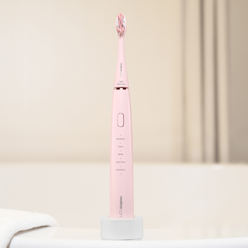 Niceboy ION Sonic - Sonic tandenborstel IPX7 roze