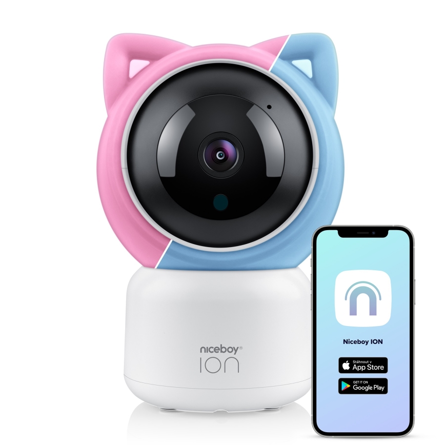 Niceboy ION Starlight SL3 - Slimme babyfoon Full HD 1080p 5V Wi-Fi