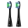 Niceboy - LOT 2x Tête de rechange Lite Hard pour brosse à dents ION Sonic noir