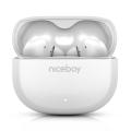 Niceboy Pins 4 - Draadloze oordopjes met ANC 400 mAh + 2x 50 mAh IPX4 wit
