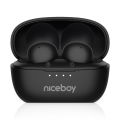 Niceboy Podsie 4 POP - Ecouteurs sans fil 400 mAh + 2x 40 mAh IPX4 noir