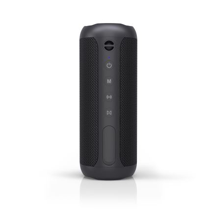 Niceboy Polaris - Draadloze LED-luidspreker met microfoon 30W/2000 mAh IPX7 zwart