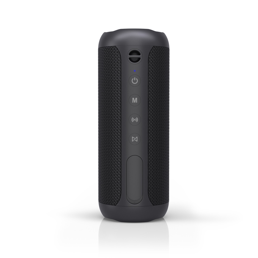 Niceboy Polaris - Enceinte sans fil LED avec un micro 30W/2000 mAh IPX7 noir
