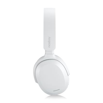 Niceboy Sora - Ecouteurs sans fil avec un micro 250 mAh IPX4 blanc