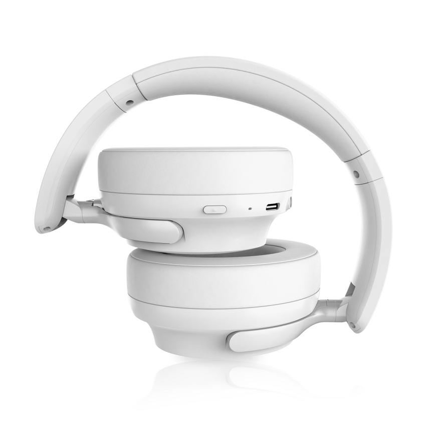 Niceboy Stellar - Ecouteurs sans fil avec un micro et ANC 400 mAh IPX4 blanc