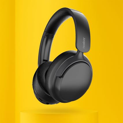 Niceboy Stellar - Ecouteurs sans fil avec un micro et ANC 400 mAh IPX4 noir