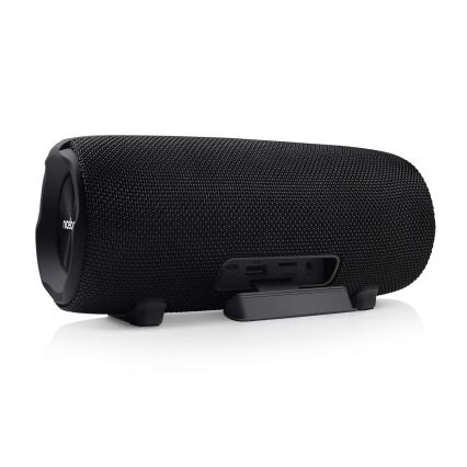 Niceboy Titan 4 - Enceinte sans fil LED avec un micro et fonction batterie portative 50W/4000 mAh IPX7 noir