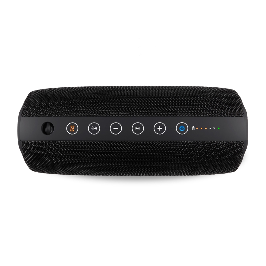 Niceboy Titan 4 - LED Draadloze luidspreker met een microfoon en powerbank Functie 50W/4000 mAh IPX7 zwart