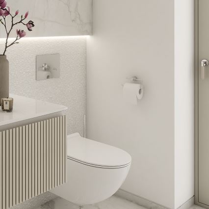 NIMCO BR 11055-26 - Porte-papier toilette BORMO chrome brillant
