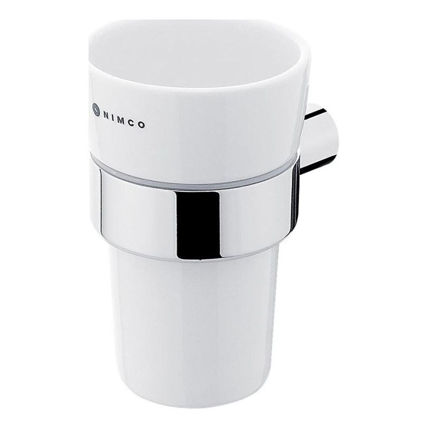 NIMCO BR 11058KU-26 - Tandenborstelhouder voor aan de muur BORMO wit/glanzend chroom