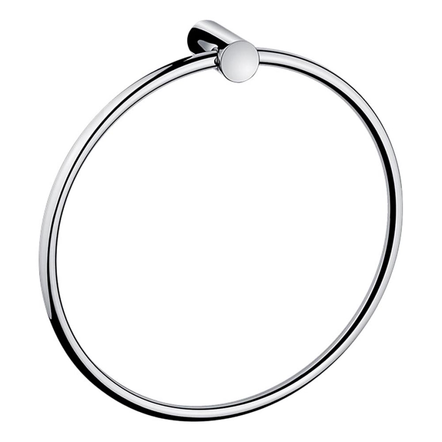 NIMCO BR 11060L-26 - Porte-serviettes mural BORMO d. 20 cm chrome brillant