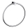 NIMCO BR 11060L-26 - Porte-serviettes mural BORMO d. 20 cm chrome brillant
