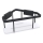 NIMCO Ki-14003-B-90 - Douchewandplank KIBO mat zwart/wit