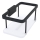 NIMCO Ki-14015-B-90 - Tablette murale de douche KIBO mat noir/blanc