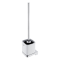 NIMCO MA 29094KN-26 - Wandgemonteerde toiletborstel MAYA wit/glanzend chroom