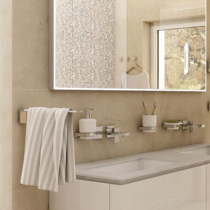 NIMCO MA 29097-26 - Porte-serviettes mural MAYA 37 cm chrome brillant