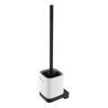 NIMCO MAC 29094KN-90 - Wandgemonteerde toiletborstel MAYA wit/mat zwart