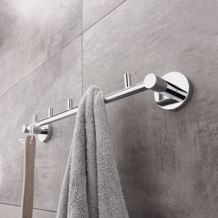 NIMCO UN 13054-5-26 - Porte-serviettes mural UNIX 41,5 cm chrome brillant