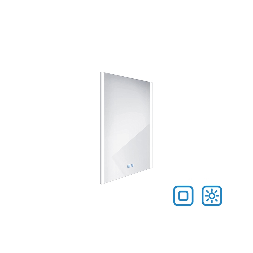 NIMCO ZP 11001VX - Miroir rétro-éclairé à intensité variable salle de bain LED/21W/230V 3000-6500K 70x50 cm IP44