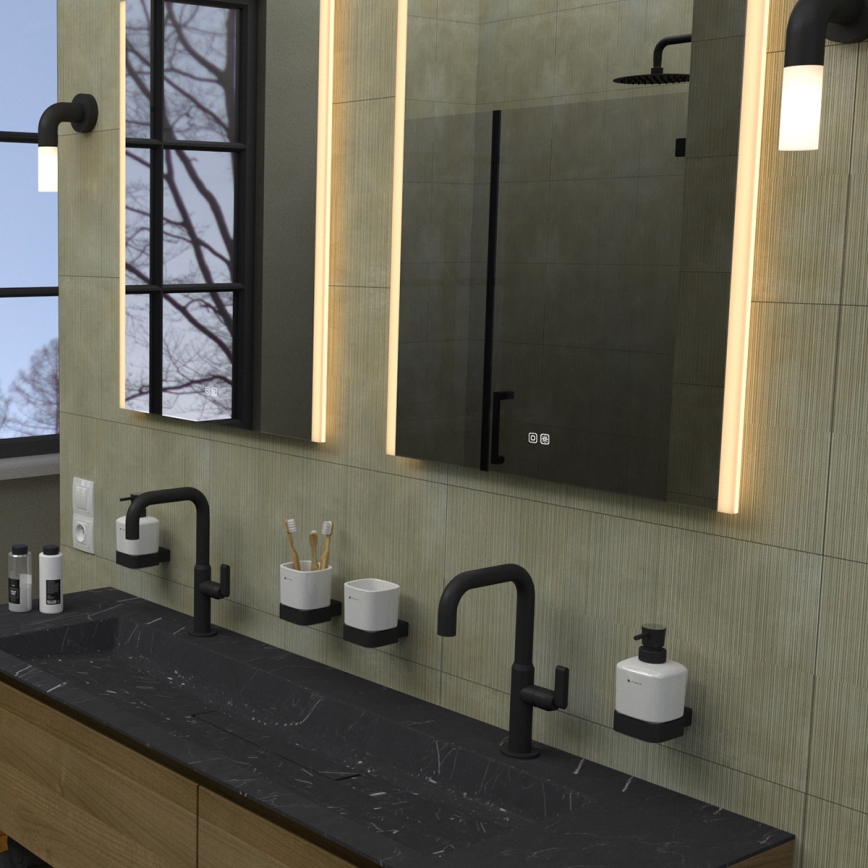 NIMCO ZP 11001VX - Miroir rétro-éclairé à intensité variable salle de bain LED/21W/230V 3000-6500K 70x50 cm IP44