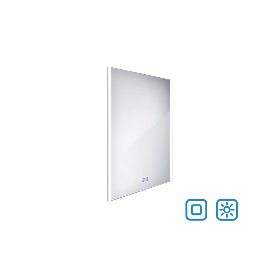 NIMCO ZP 11002VX - Miroir rétro-éclairé à intensité variable salle de bain LED/24W/230V 3000-6500K 80x60 cm IP44