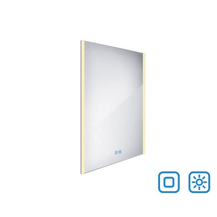 NIMCO ZP 11002VX - Miroir rétro-éclairé à intensité variable salle de bain LED/24W/230V 3000-6500K 80x60 cm IP44