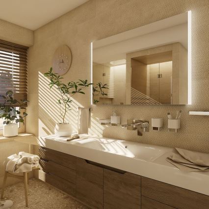 NIMCO ZP 11003 - Miroir de salle de bain rétro-éclairé LED/21W/230V 6500K 70x80 cm IP44