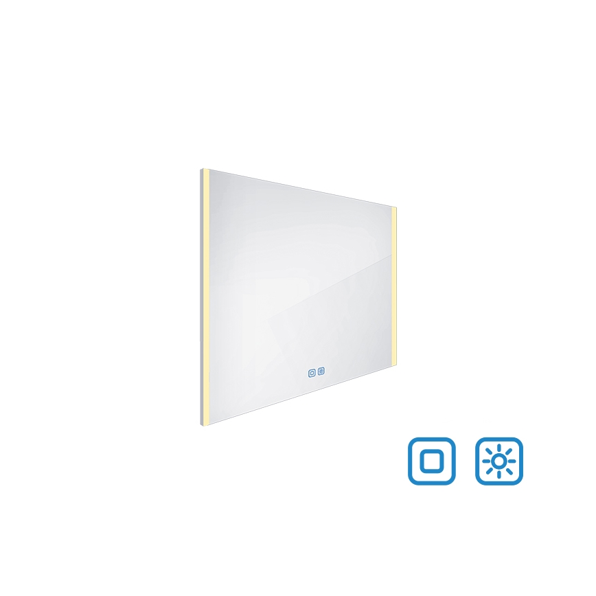 NIMCO ZP 11003VX - Miroir rétro-éclairé à intensité variable salle de bain LED/21W/230V 3000-6500K 70x80 cm IP44