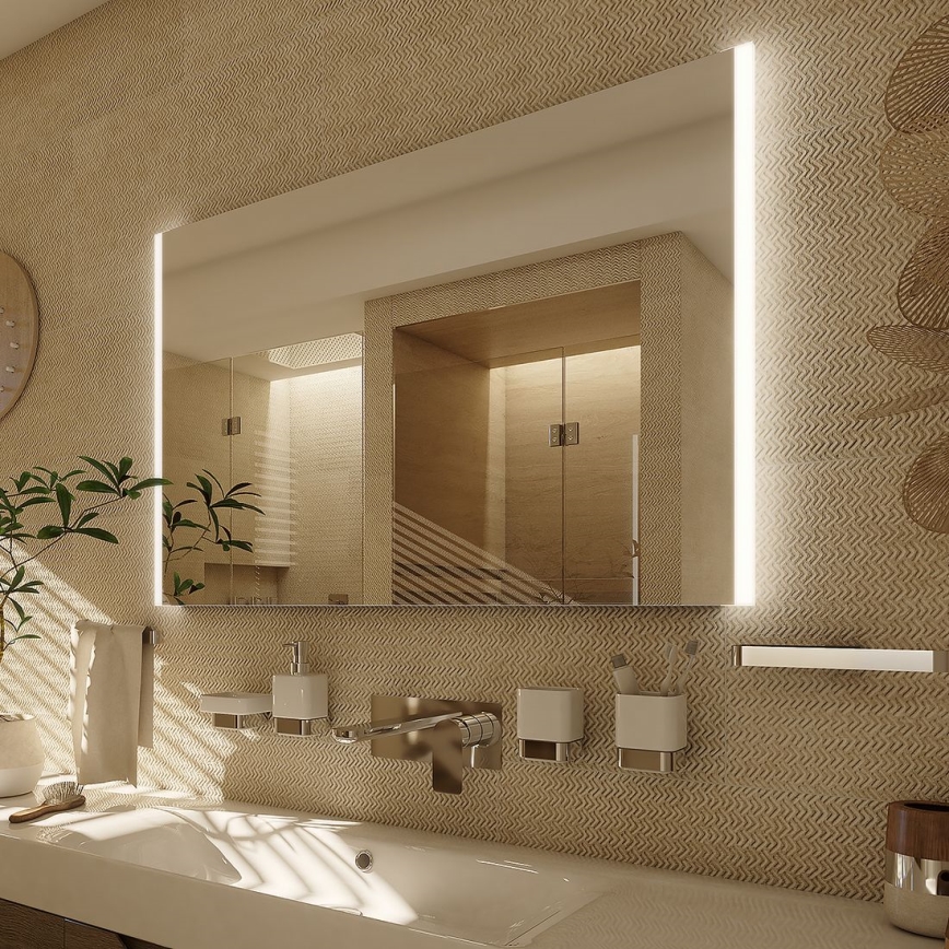 NIMCO ZP 11019 - LED Badkamer spiegel met achterkantverlichting LED/21W/230V 6500K 70x90 cm IP44
