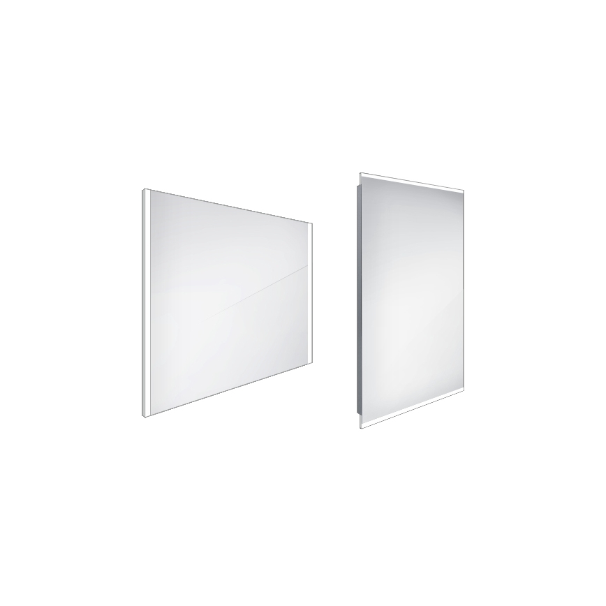 NIMCO ZP 11019 - Miroir de salle de bain rétro-éclairé LED/21W/230V 6500K 70x90 cm IP44