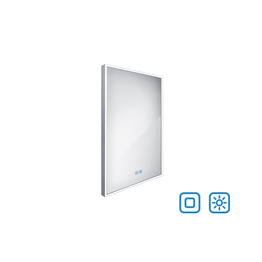 NIMCO ZP 13001VX - Miroir rétro-éclairé à intensité variable salle de bain LED/35W/230V 3000-6500K 70x50 cm IP44