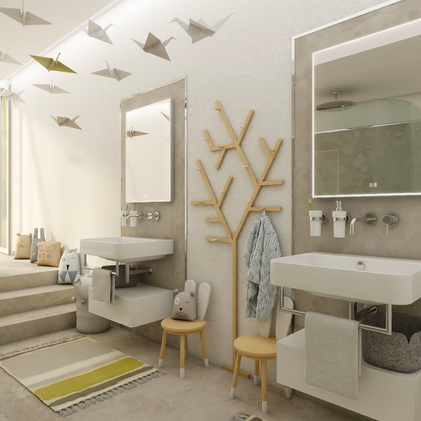 NIMCO ZP 13002VX - Dimbare LED-badkamerspiegel met achtergrondverlichting LED/41W/230V 3000-6500K 80x60 cm IP44