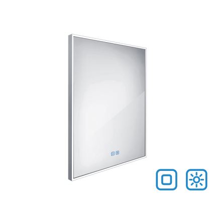 NIMCO ZP 13002VX - Miroir rétro-éclairé à intensité variable salle de bain LED/41W/230V 3000-6500K 80x60 cm IP44
