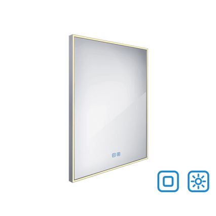 NIMCO ZP 13002VX - Miroir rétro-éclairé à intensité variable salle de bain LED/41W/230V 3000-6500K 80x60 cm IP44