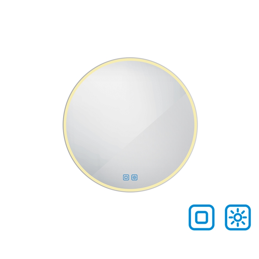 NIMCO ZP 26000RVX - Miroir rétro-éclairé à intensité variable salle de bain LED/26W/230V 3000-6500K d. 60 cm IP44