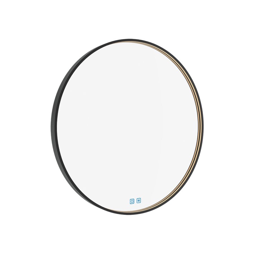 NIMCO ZPC 31000RVX-90 - LED Badkamerspiegel met dimbare verlichting LED/20W/230V 3000-6500K diameter 60 cm mat zwart IP44