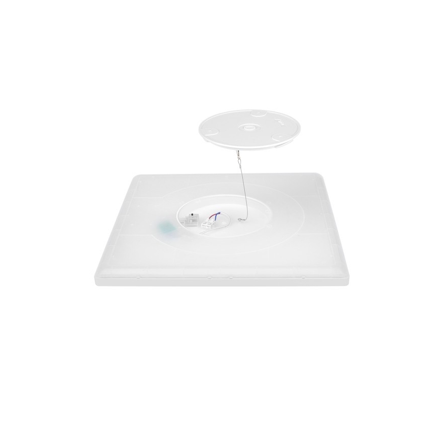 LED Badkamer plafondlamp NIVERA LED/12W/230V IP54 3000/4000/6000K 22,5x22,5 cm wit