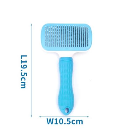 Nobleza - Brosse pour chiens et chats bleue