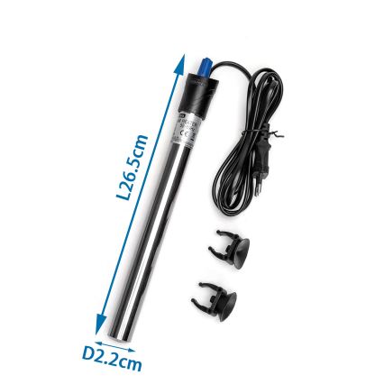 Nobleza - Chauffage pour aquarium 100W en inox
