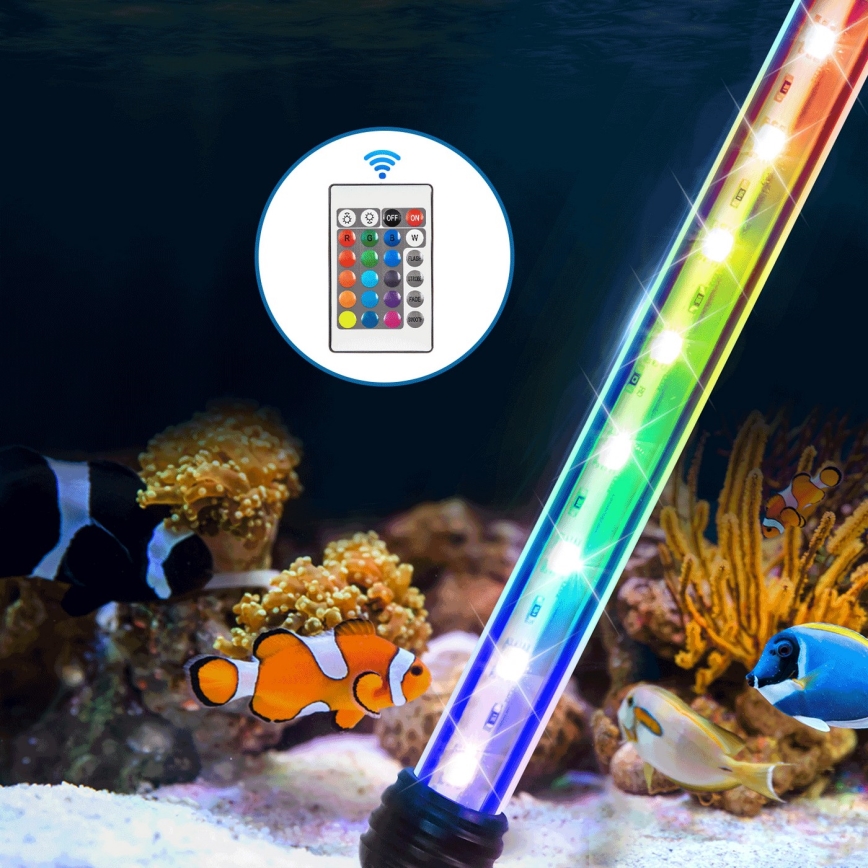 Nobleza - LED RGB Aquariumverlichting LED/1,5W/230V IPX7 + afstandsbediening