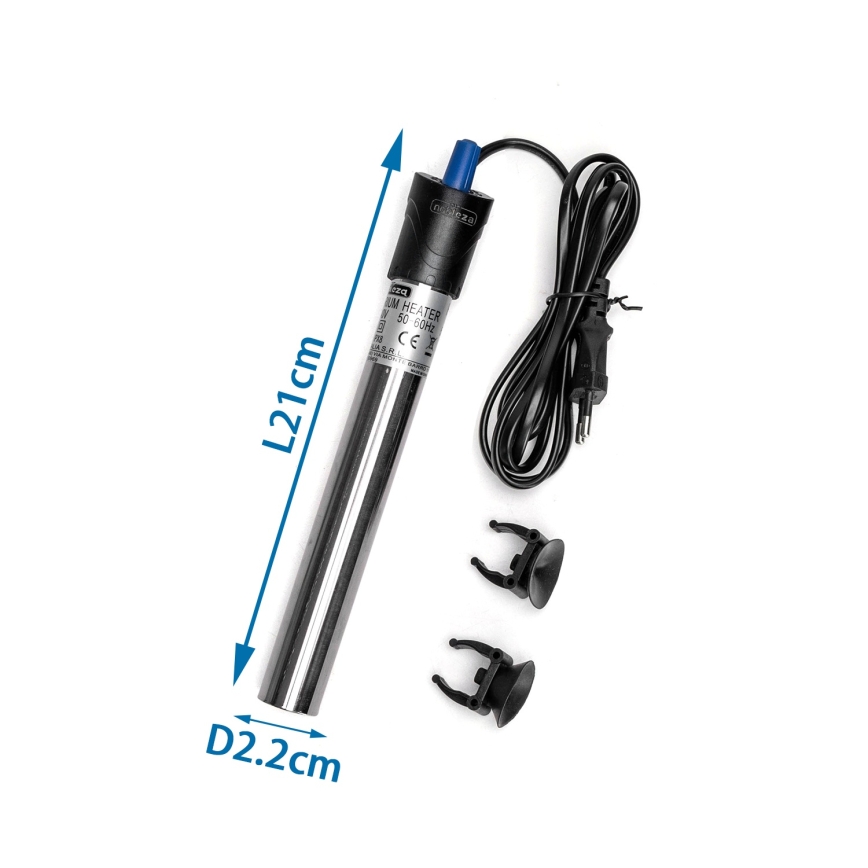 Nobleza - RVS aquariumverwarmer 50W
