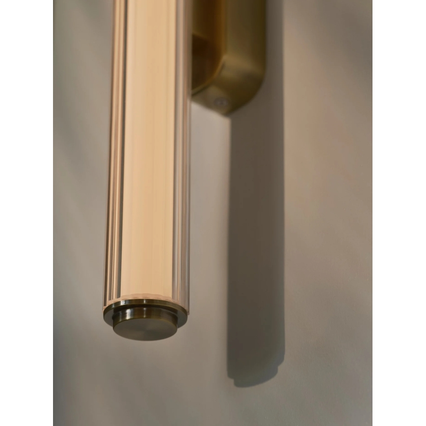 Nordlux - Applique murale LED dimmable pour salle de bains VIRELLE LED/12W/230V 3000/4000K IP44 laiton