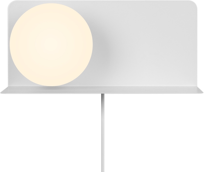 Nordlux - Applique murale avec étagère LILIBETH 1xE14/25W/230V blanc