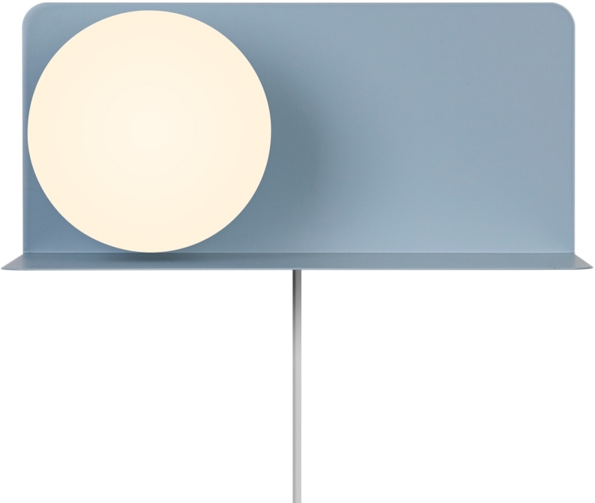 Nordlux - Applique murale avec étagère LILIBETH 1xE14/25W/230V bleu