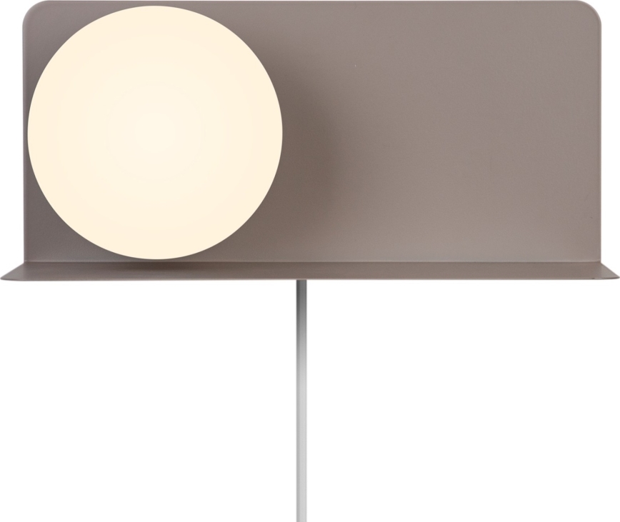 Nordlux - Applique murale avec étagère LILIBETH 1xE14/25W/230V marron
