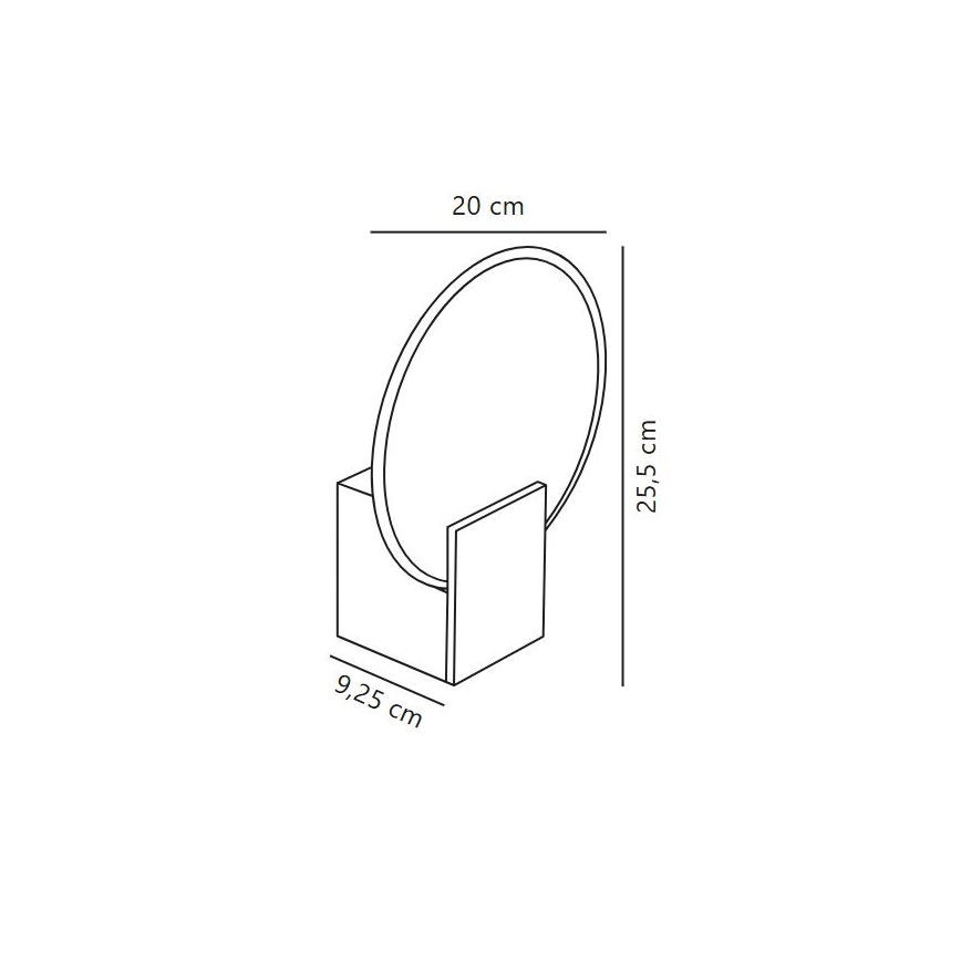 Nordlux - Applique murale de salle de bain à intensité variable HESTER LED/9,5W/230V IP44 blanc