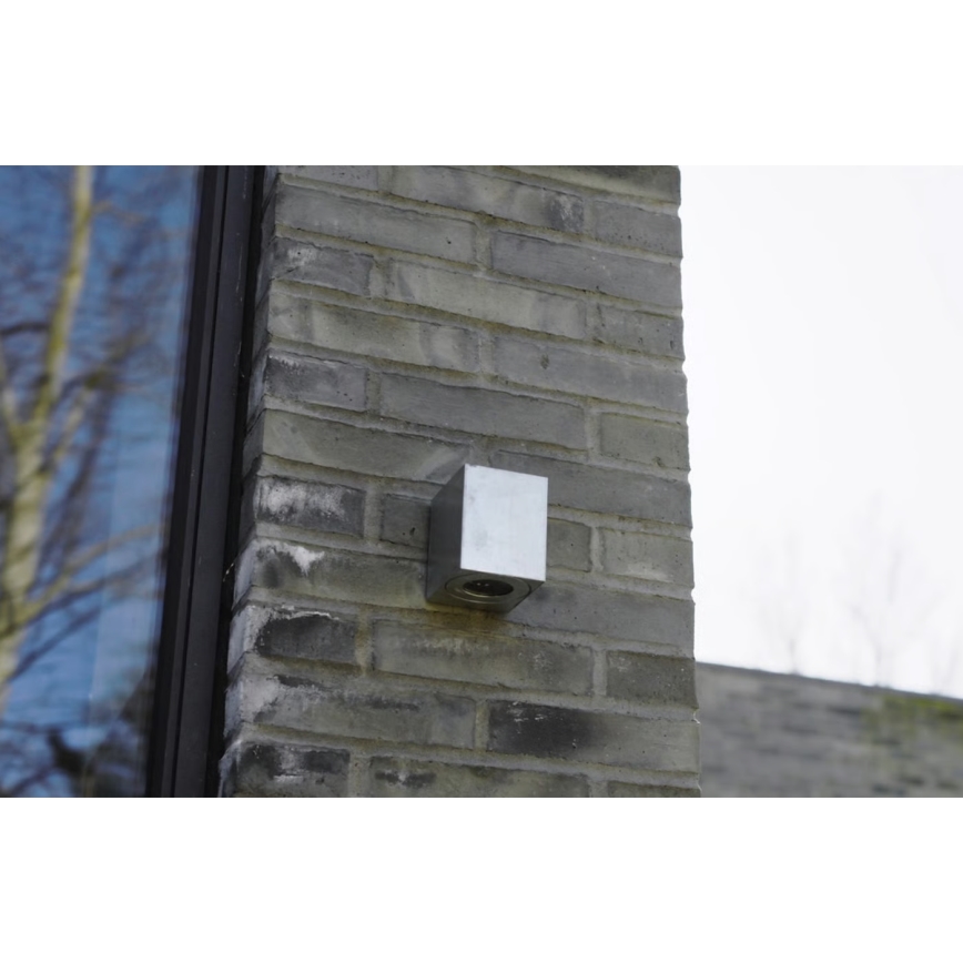 Nordlux - Applique murale d'extérieur LED CANTO 2xLED/6W/230V IP44 argentée