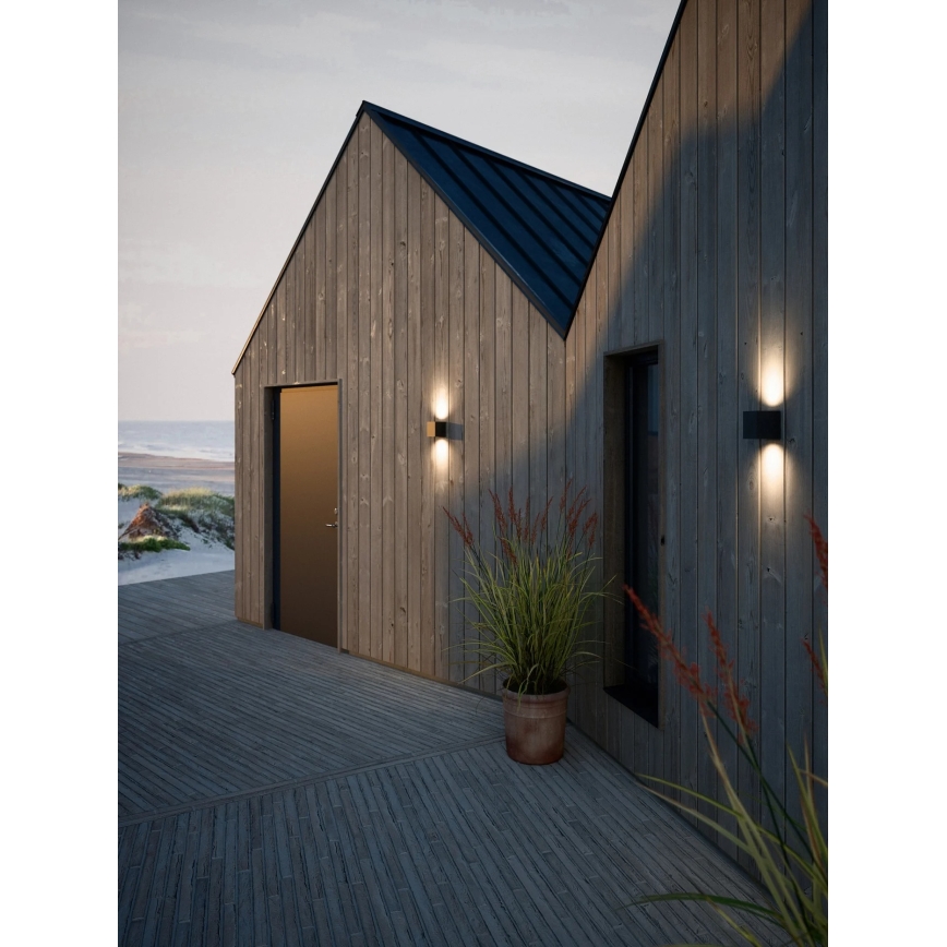 Nordlux - Applique murale d'extérieur LED CANTO 2xLED/6W/230V IP44 noire