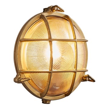 Nordlux - Applique murale d'extérieur POLPERRO 1xE27/12,5W/230V IP64 laiton